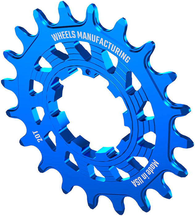 Wheels Manufacturing SOLO HG Cog - 20t, Fits SOLO-HG Kits, Blue