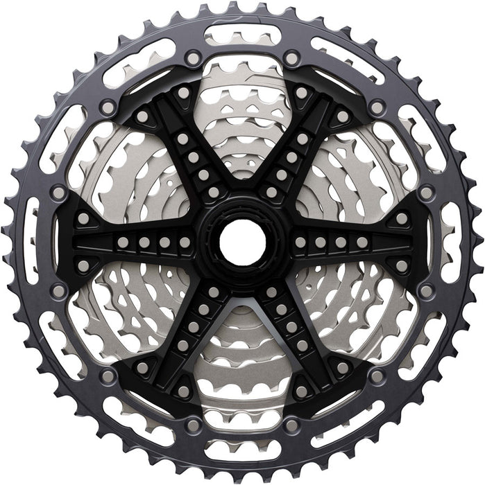 Shimano Deore CS-M7200-12 Cassette - 12-Speed, 10-51t, Hyperglide+, Micro Spline, Silver/Black