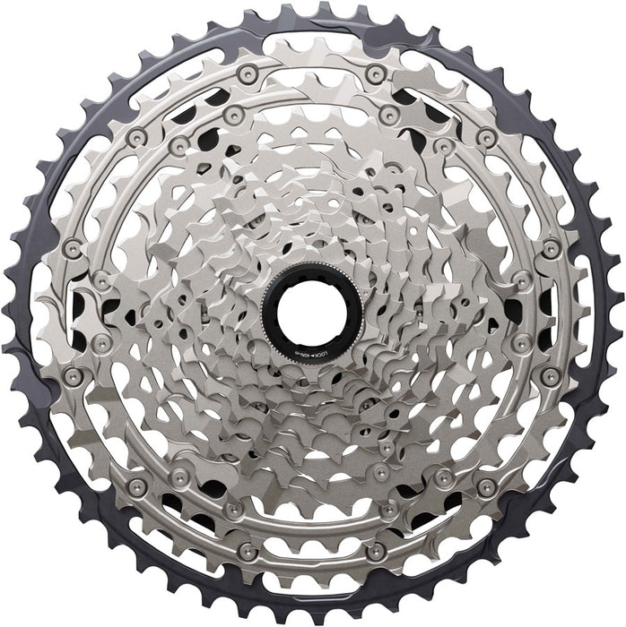 Shimano Deore CS-M7200-12 Cassette - 12-Speed, 10-51t, Hyperglide+, Micro Spline, Silver/Black