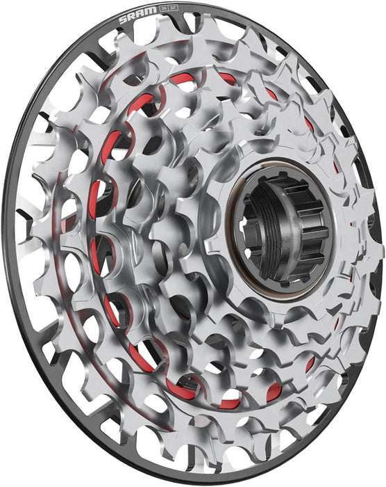 SRAM XS-797 XX DH T-Type 7sp Cassette 10-24t XD Slim Silver 00.2418.163.001