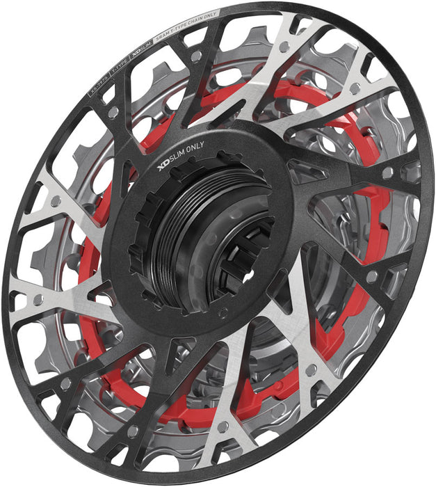 SRAM XS-797 XX DH T-Type 7sp Cassette 10-24t XD Slim Silver 00.2418.163.001