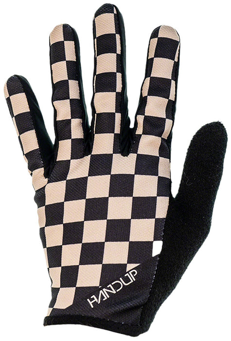 Handup Most Days Gloves - Checkered Black/Tan, Small