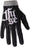FUSE Omega Gloves - Ballpark, Full Finger, Black/Silver, Large