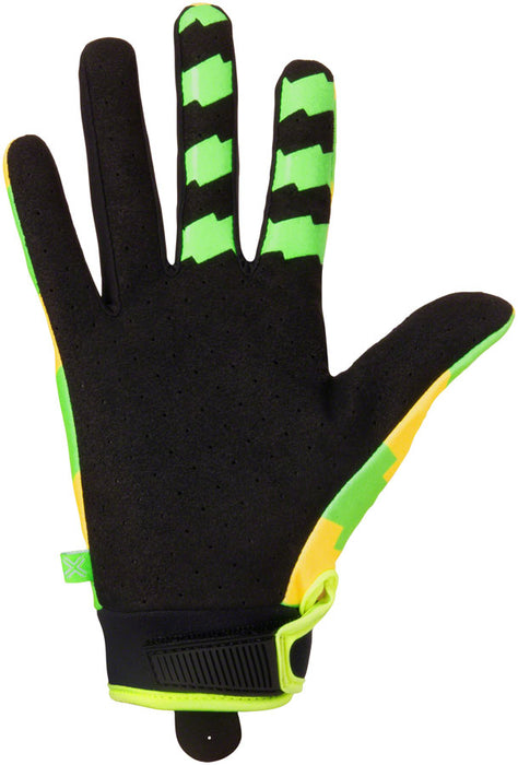 FUSE Chroma Gloves - Campos, Full Finger, Green/Yellow, Large