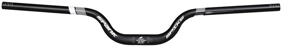 Spank Spike 800 Vibrocore Handlebar - 31.8mm Clamp, 800mm, 75mm Rise, Black/White