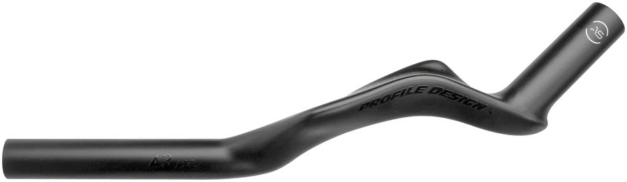 Profile Design 43 ASC Carbon Aerobar Extensions - Carbon, 340mm, Black