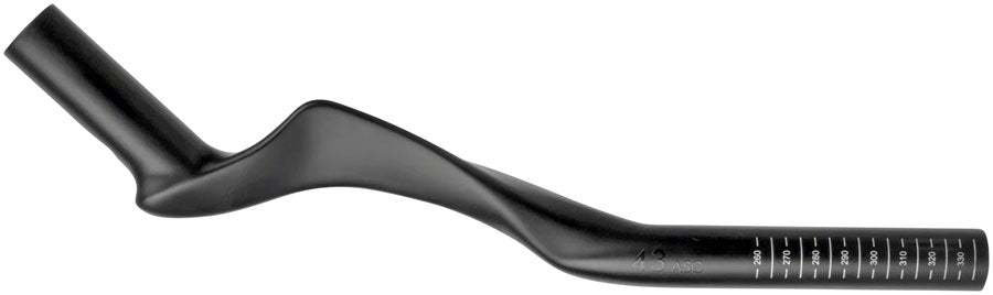Profile Design 43 ASC Carbon Aerobar Extensions - Carbon, 340mm, Black