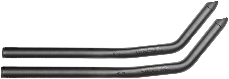 Profile Design 52a Aluminum Aerobar Extensions - Aluminum, 400mm, Black