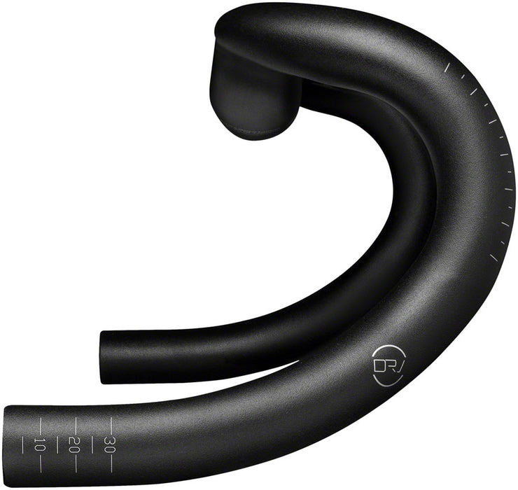Profile Design DRV/GMR Drop Handlebar - 40cm, 121mm Drop, 70mm Reach, 31.8mm, 9mm Rise, Black