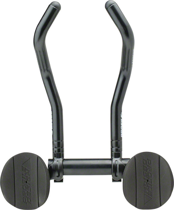 Profile Design Legacy II Aluminum Aerobar: with ZB Bracket and Venturi Armrest, Matte Black