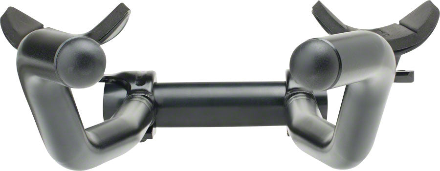 Profile Design Legacy II Aluminum Aerobar: with ZB Bracket and Venturi Armrest, Matte Black