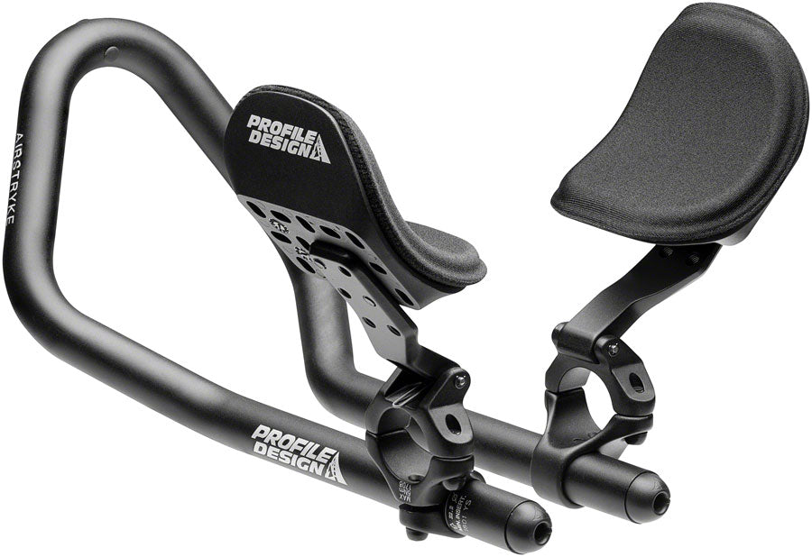 Profile Design Airstryke II Aluminum Aerobar: Ergo Armrest, L2 Flip-Up Bracket, Matte Black