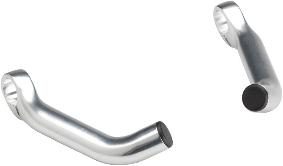 MSW Forged Bar Ends - Short, Silver