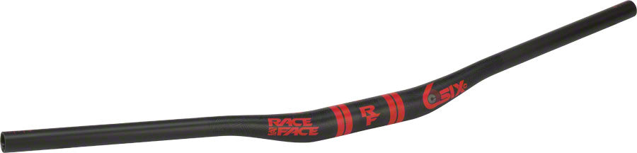 Race Face SIXC riser bar, (35.0) 0.8"/32.3" - sil/red logo