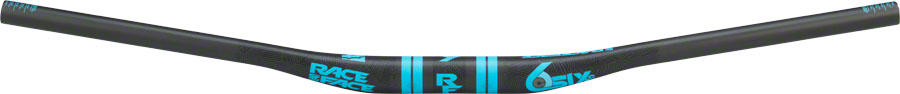 Race Face SIXC riser bar, (35.0) 20mm Rise 32.3" - sil/blu logo