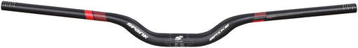 Spank Spike 800 Vibrocore Riser Handlebar: 31.8, 800mm, 50mm Rise Black/Red