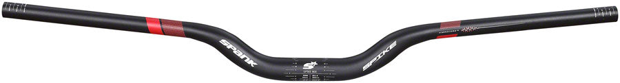 Spank Spike 800 Vibrocore Riser Handlebar: 31.8, 800mm, 50mm Rise Black/Red