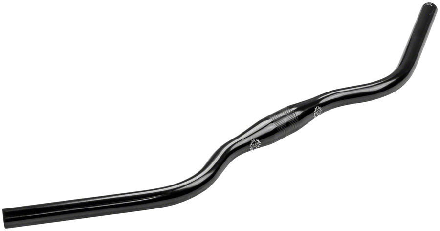Velo Orange Curvy Too Alloy Bar, (31.8mm) 650mm, Black