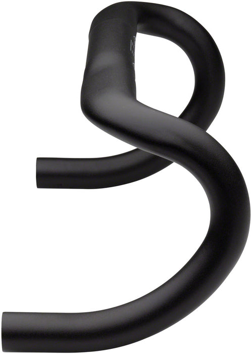 MSW Flat Top Shallow Drop Handlebar - Aluminum, 31.8mm, 44cm,Black