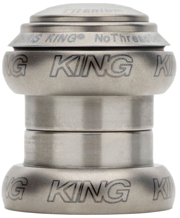 Chris King NoThreadSet Titanium Headset - 1-1/8", EC34 Upper / EC34 Lower, Titanium