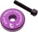 Wolf Tooth Ultralight Stem Cap with Integrated 5mm Spacer - 5mm Spacer, Ultraviolet Purple