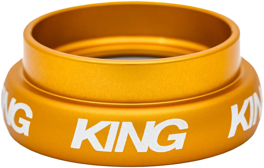 Chris King InSet 8 Headset Lower Cup and Bearing - EC44, 1-1/4", Matte Gold 50th Anniversary