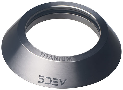 5DEV Titanium Headset Top Cover - 1-1/8", Raw Ti