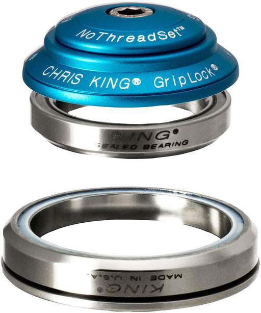 Chris King DropSet 3 Headset - 1-1/8 - 1.5", 41/52mm, 36 Deg, Matte Turquoise