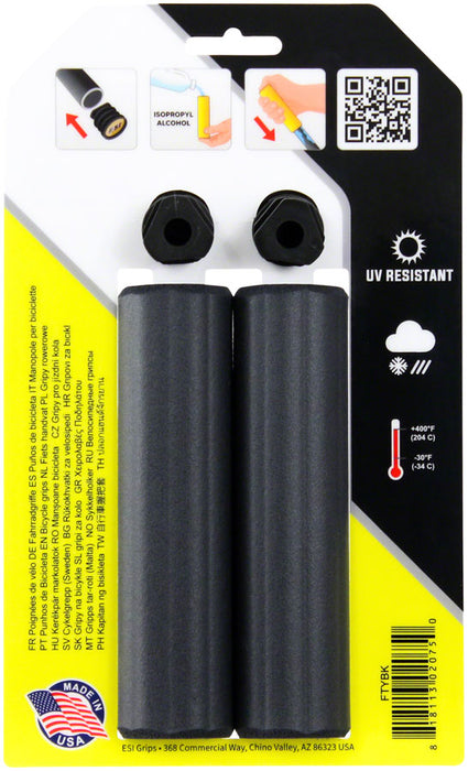 ESI grips MTB Fatty's Silicone Grips, Black