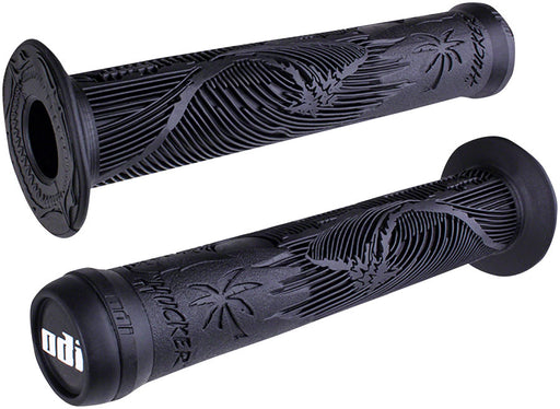 ODI Hucker Grips - Black, Flange