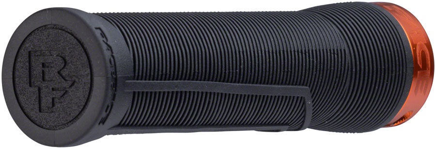 Race Face Chester Lock-On Grips, 31mm, Black/Orange