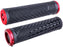 ODI CF V2.1 Grips - Black/Red/Red, Lock-On