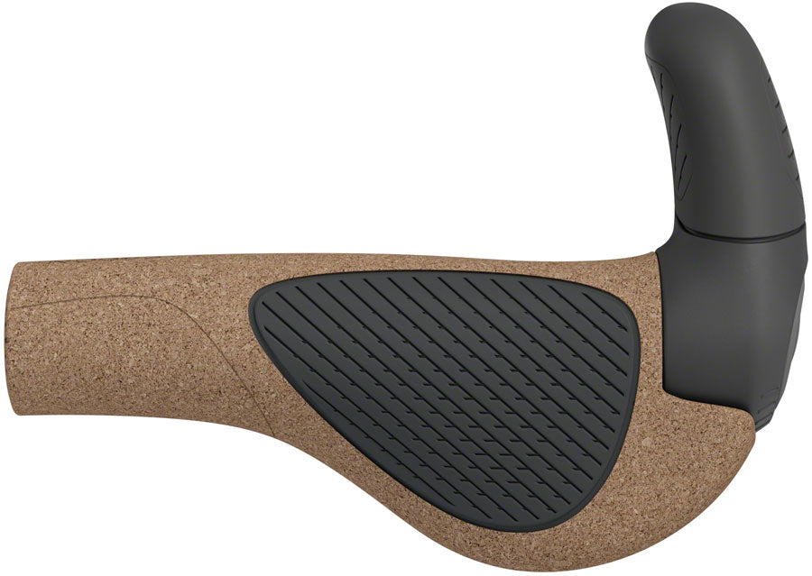 Ergon GP2 Evo BioKork Grips, Small, Brown/Black