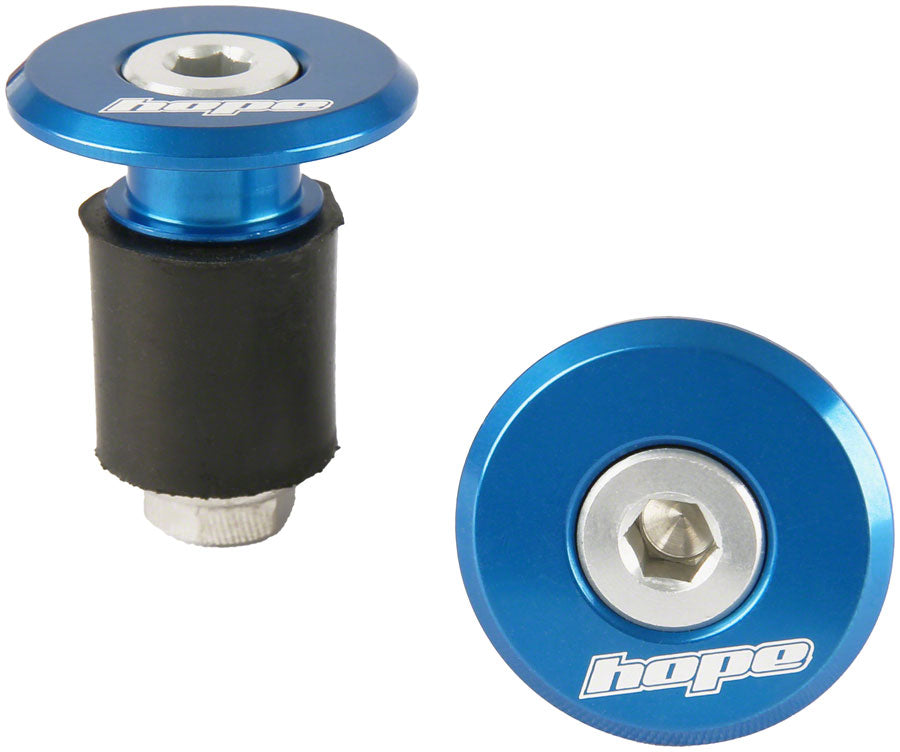 Hope Grip Doctor Bar End Plugs, Blue