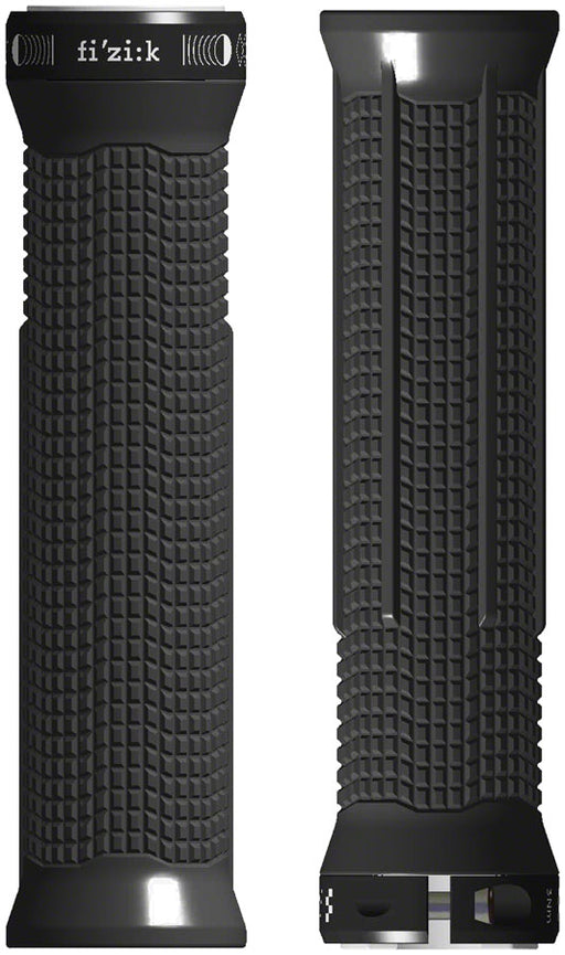 Fizik Race Feel Grips - Black, Lock-On