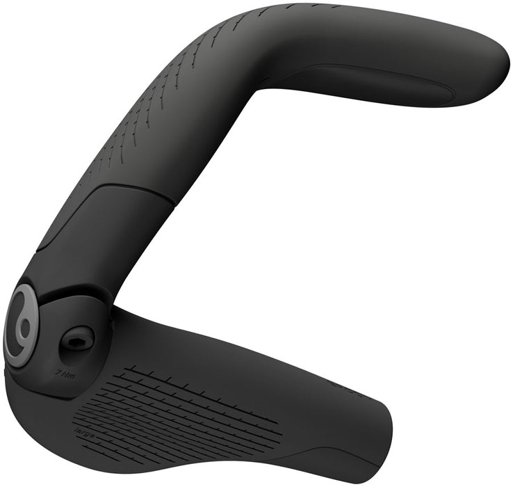 Ergon GP5 Evo Grips, Large, Black/Gray