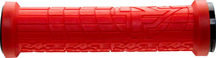 Race Face Grippler Lock-On Grips, (33mm) Red