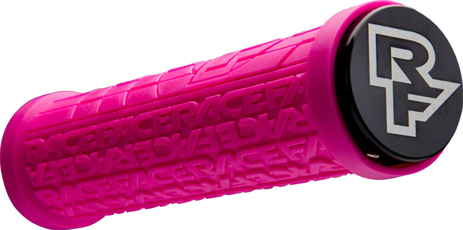 Race Face Grippler Grips - Magenta, Lock-On, 33mm