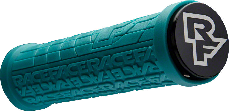 Race Face Grippler Lock-On Grips, (30mm) Turquoise