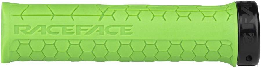 Race Face Getta Grip Lock-On Grips, (33mm) Green/Black