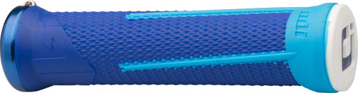 ODI AG1 Lock-On Grips Aaron Gwin 135mm Blue/Light Blue