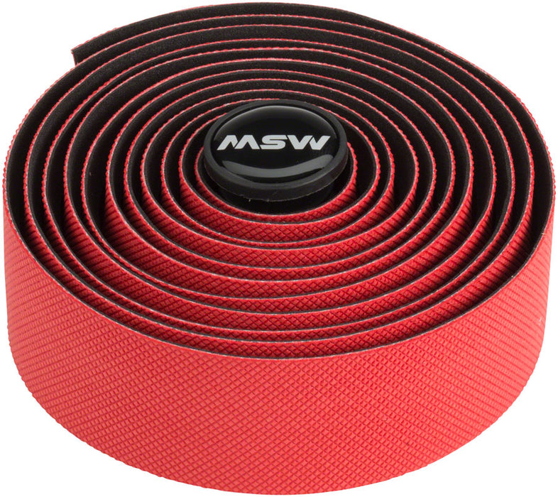 MSW Anti-Slip Gel Durable Bar Tape - HBT-300, Red