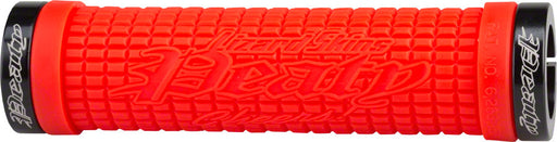 Lizard Skins Peaty Lock On Grips Fire Red