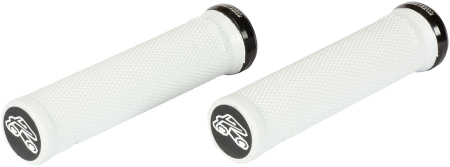 Renthal Single Collar Lock-On Grips - Ultrasoft, White, Lock-On