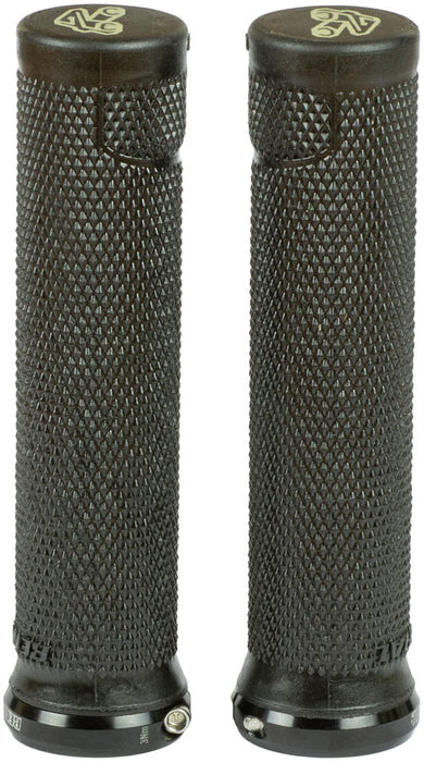 Renthal Single Collar Lock-On Grips - Ultratacky, Black, Lock-On
