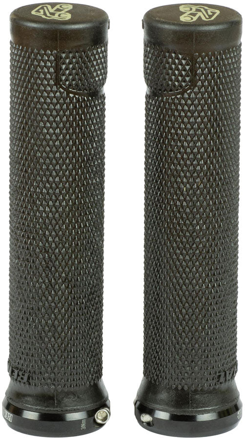 Renthal Single Collar Lock-On Grips - Ultratacky, Black, Lock-On