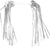 Dimension Kid's Bike Streamers: Silver-Platinum~ Pair