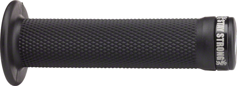 ODI Stay Strong Grips - Black, Lock-On, Flange