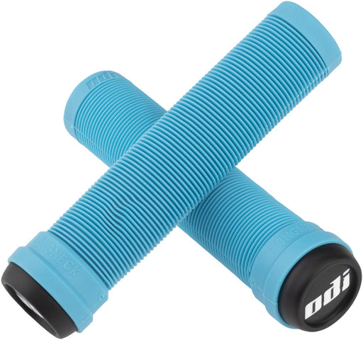 ODI Longneck Grips Soft Compound Flangeless Aqua