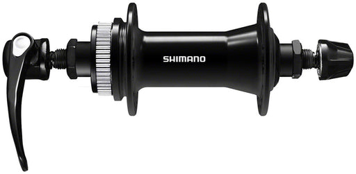 Shimano Deore HB-QC400 Front Hub - QR x 100mm, Center-Lock Disc, Black, 32H